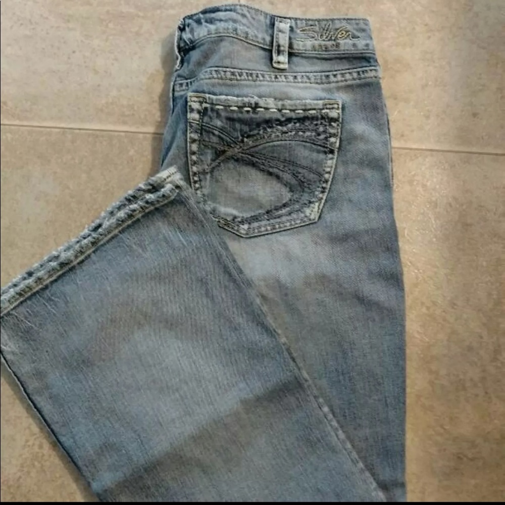 Silver Aiko Bootcut Jeans